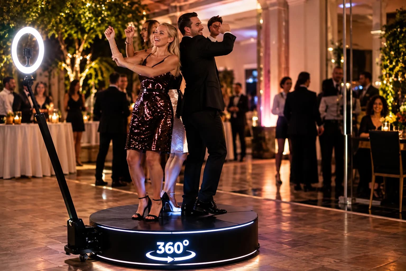 Allestimento 360 Experience Fun Casinò in un’area lounge