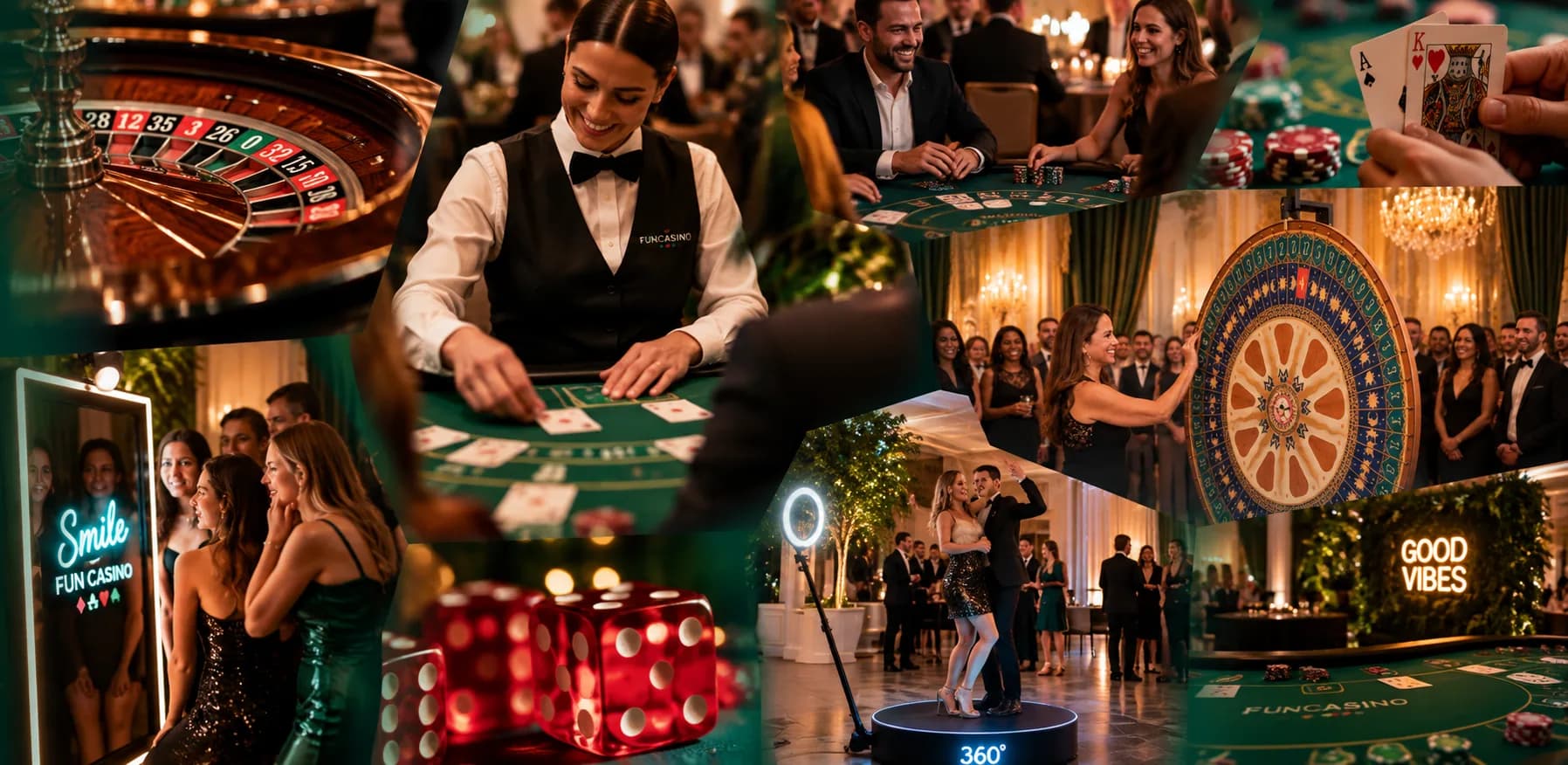 Esperienze e giochi Fun Casinò tra roulette, carte, ruota della fortuna e intrattenimento