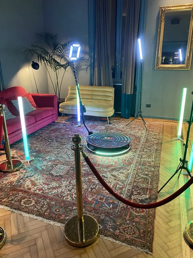 Allestimento 360 Experience Fun Casinò in un’area lounge